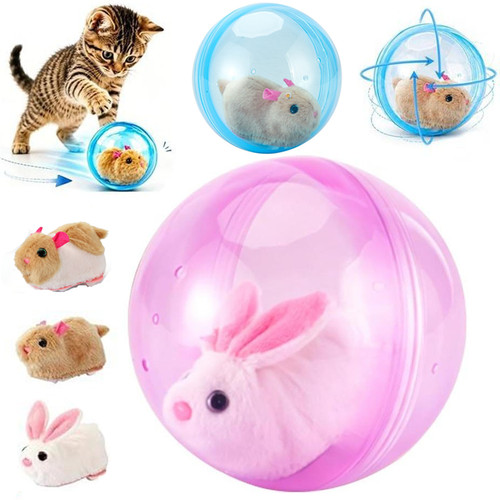 Self rolling interactive cat - interactive,