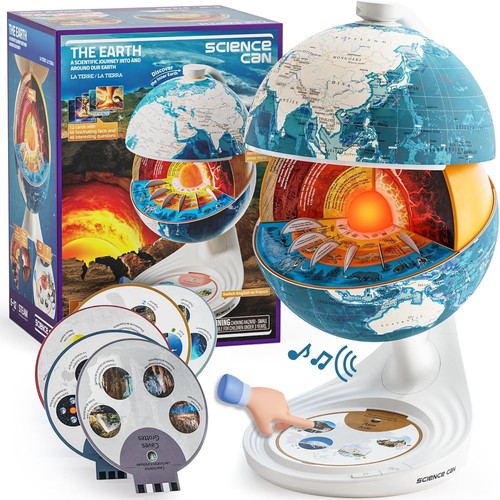 Science can openable globe - science,