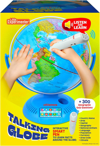Interactive talking globe with - interactive,