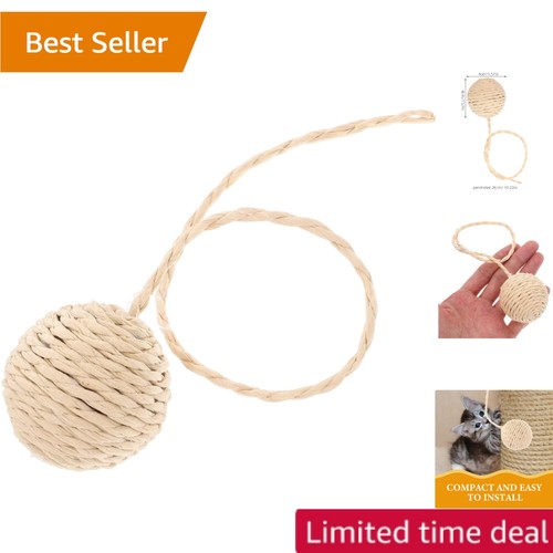 Bell equipped rope cat - bell-equipped,
